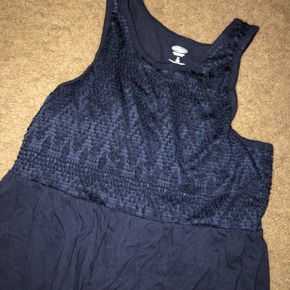 Navy blue dress